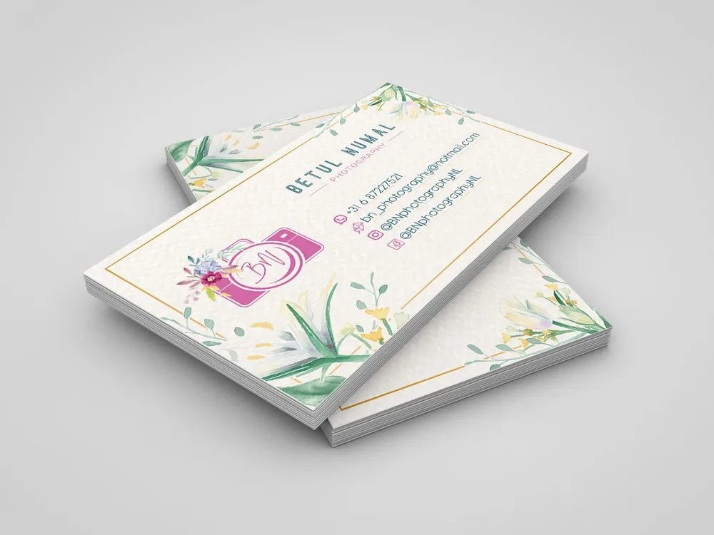 Betül Numal Photography – Kartvizit Tasarımı
