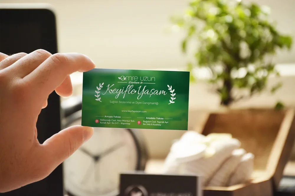 Dietitian Emre Uzun – Business Card Design