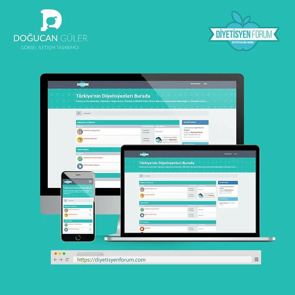 Dietitian Forum – Platform Website Design