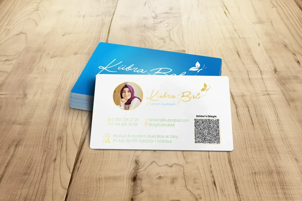 Dietitian Kübra Bal – Business Card Design