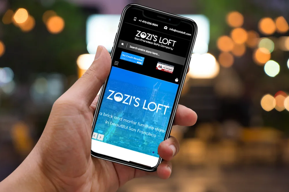 Zozi’s Loft – Website Tasarımı görsel 2