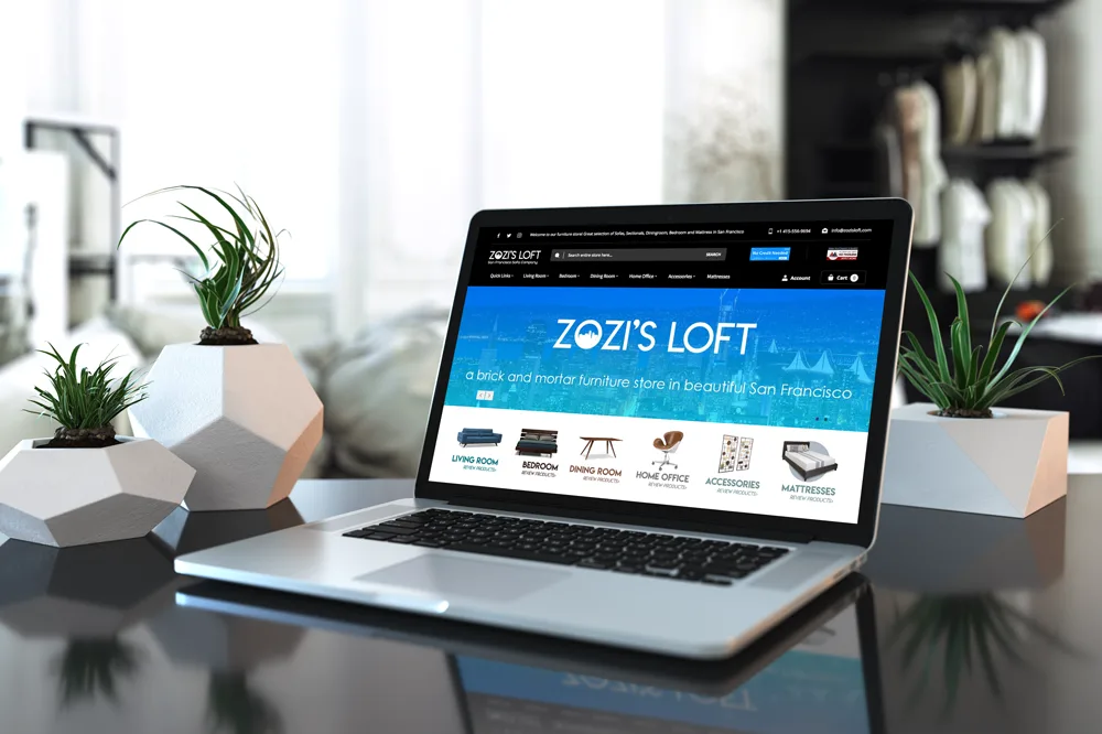 Zozi’s Loft – Website Tasarımı görsel 3