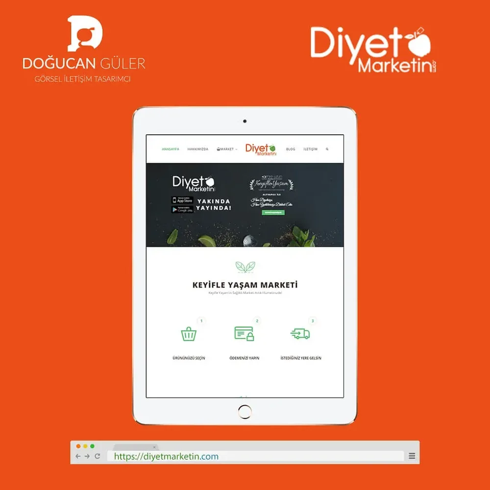Diyet Marketin Corporate E-Commerce Website Design image 2
