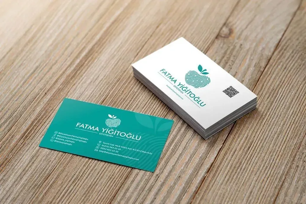 Business Card Design - Dietitian Fatma Y.