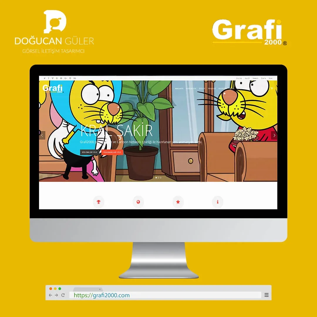 Grafi2000 Websitesi Tasarımı görsel 1