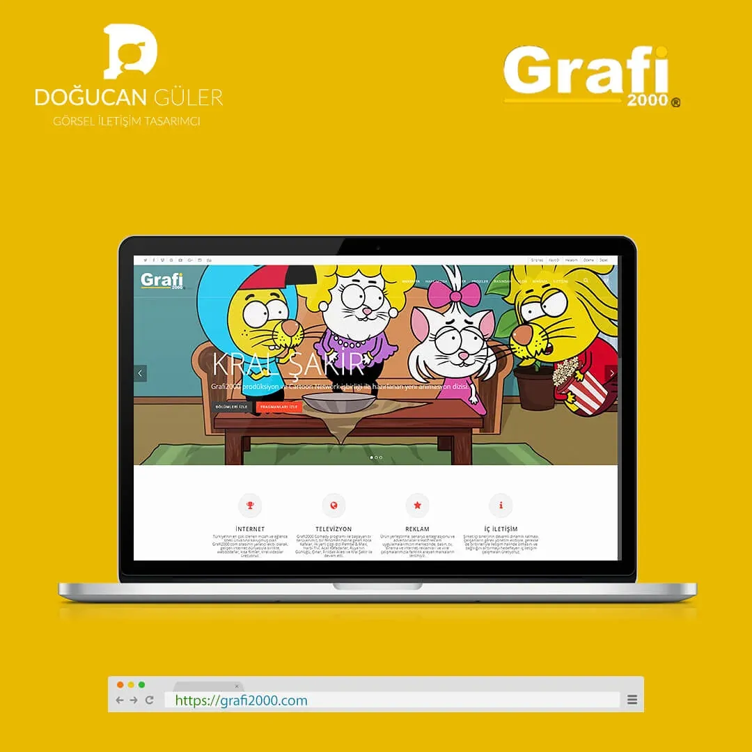 Grafi2000 Websitesi Tasarımı görsel 3