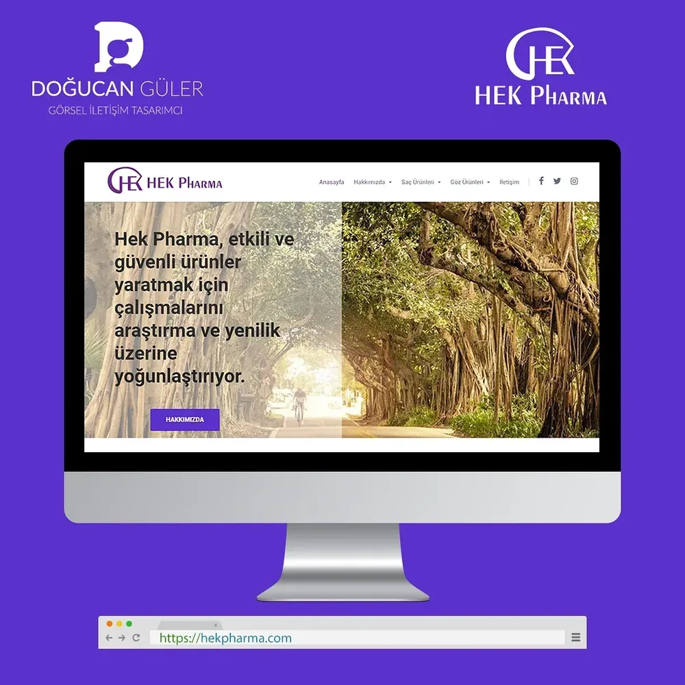 Hek Pharma Corporate Website Design image 3