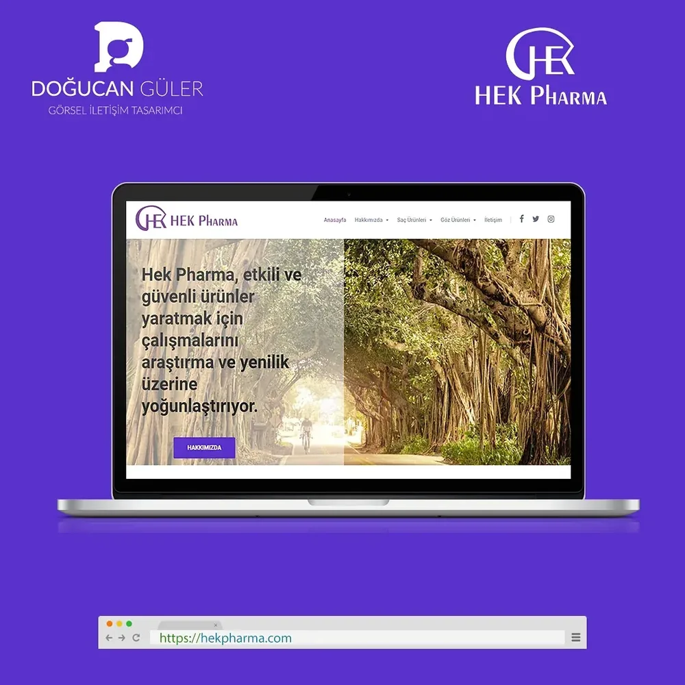 Hek Pharma Corporate Website Design image 2