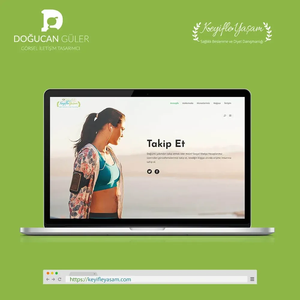 Keyifle Yaşam Corporate Website Design image 3