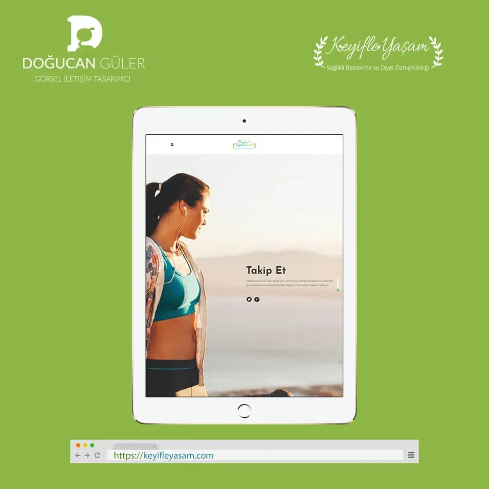 Keyifle Yaşam Corporate Website Design image 4