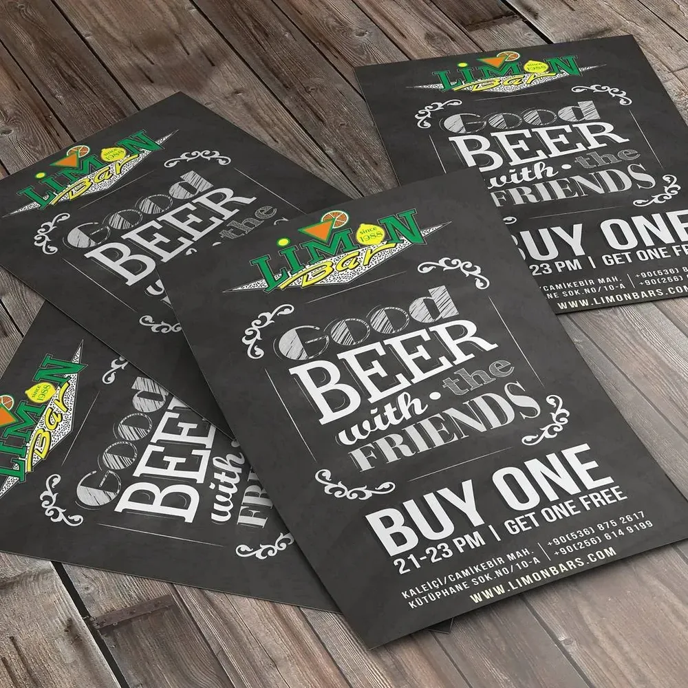 Limon Bar Brochure Design
