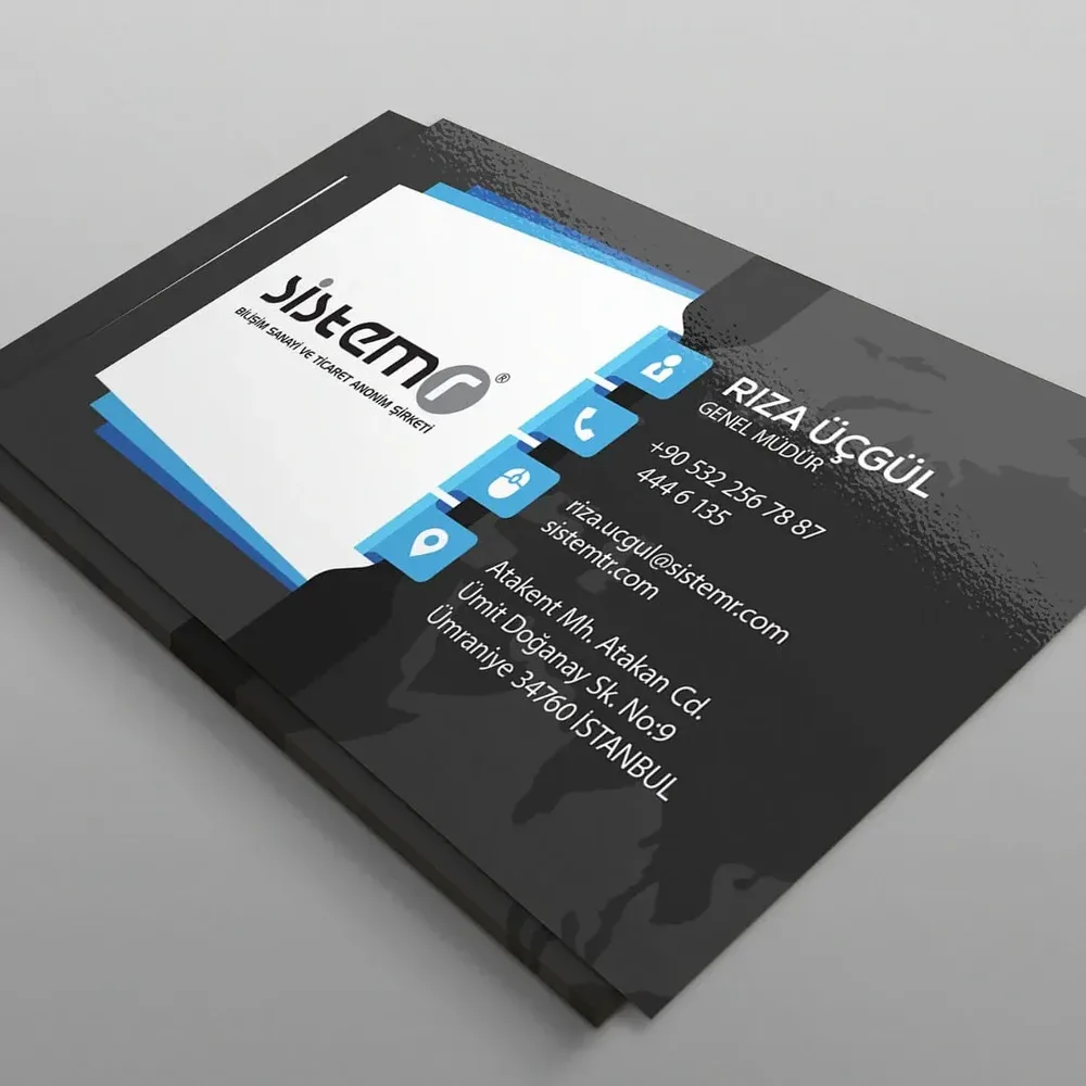 Business Card Design - SistemR Bilişim