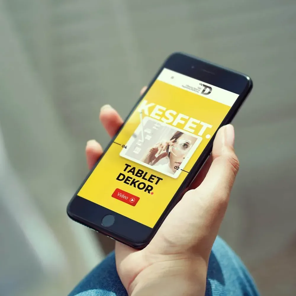 Tablet Dekor Corporate Website Design