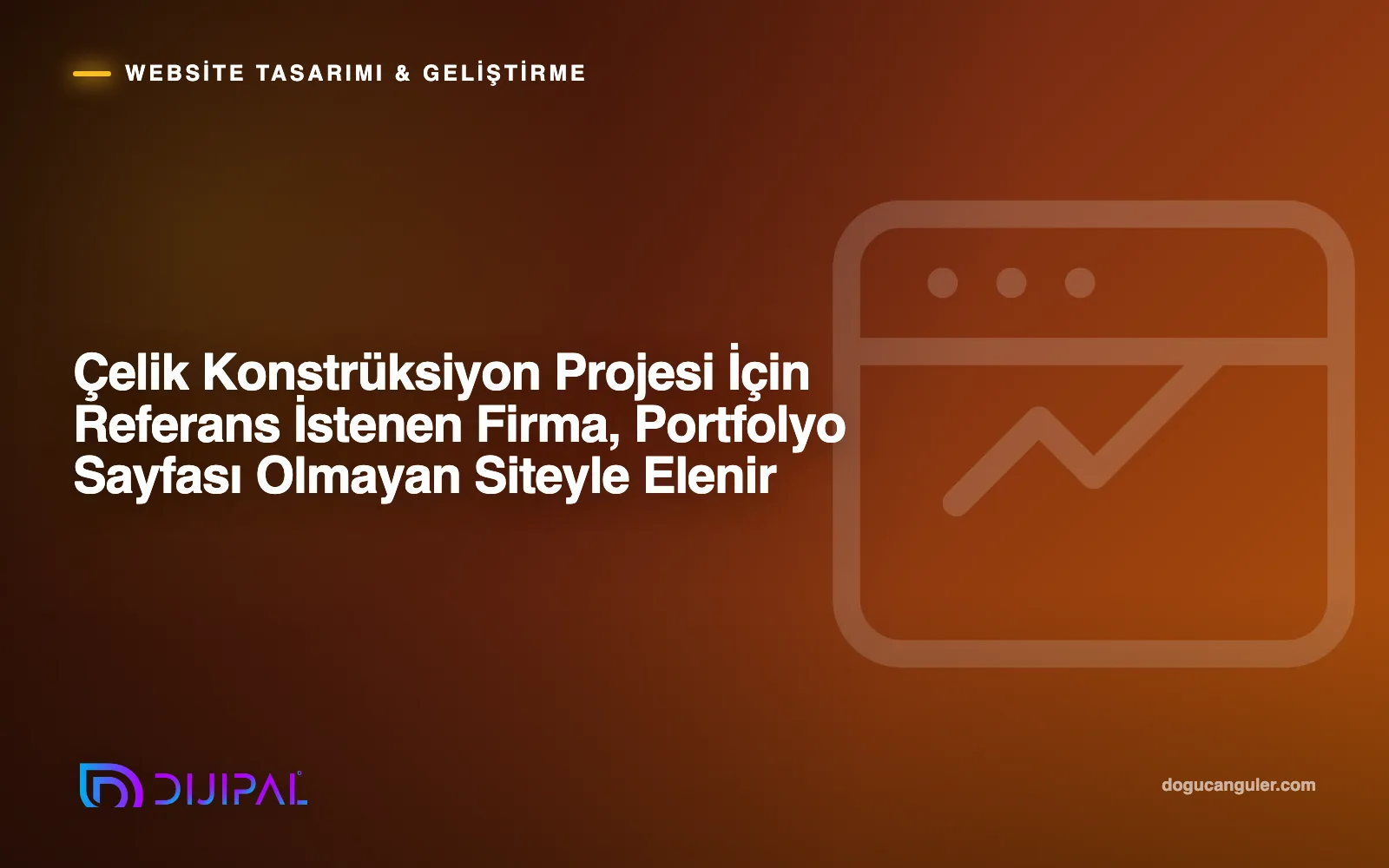 Çelik Konstrüksiyon Projesi İçin Referans İstenen Firma, Portfolyo Sayfası Olmayan Siteyle Elenir