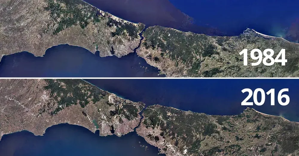 Google Earth Timelapse Shows How Humans Have Changed the Planet in 32 Years
