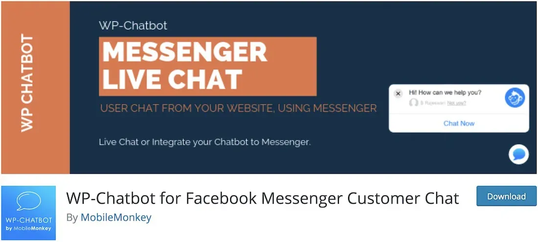 WP-Chatbot Facebook Messenger entegrasyonu