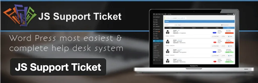 JS Support Ticket WordPress eklentisi