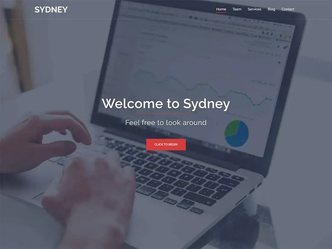 Sydney corporate WordPress theme