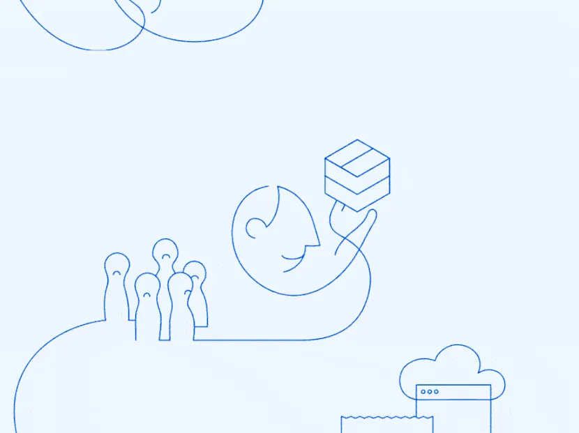 Animated line art