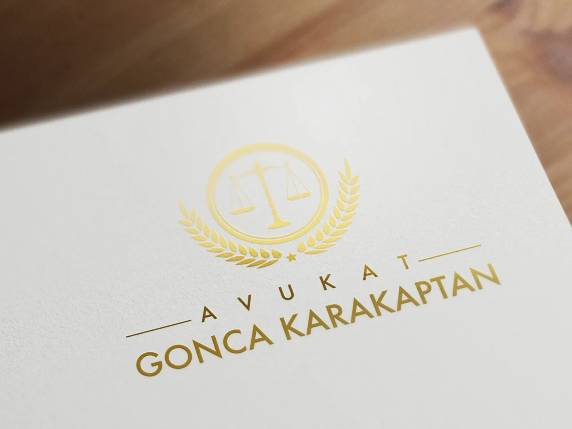 Avukat Gonca K. Logo Tasarımı görsel 1