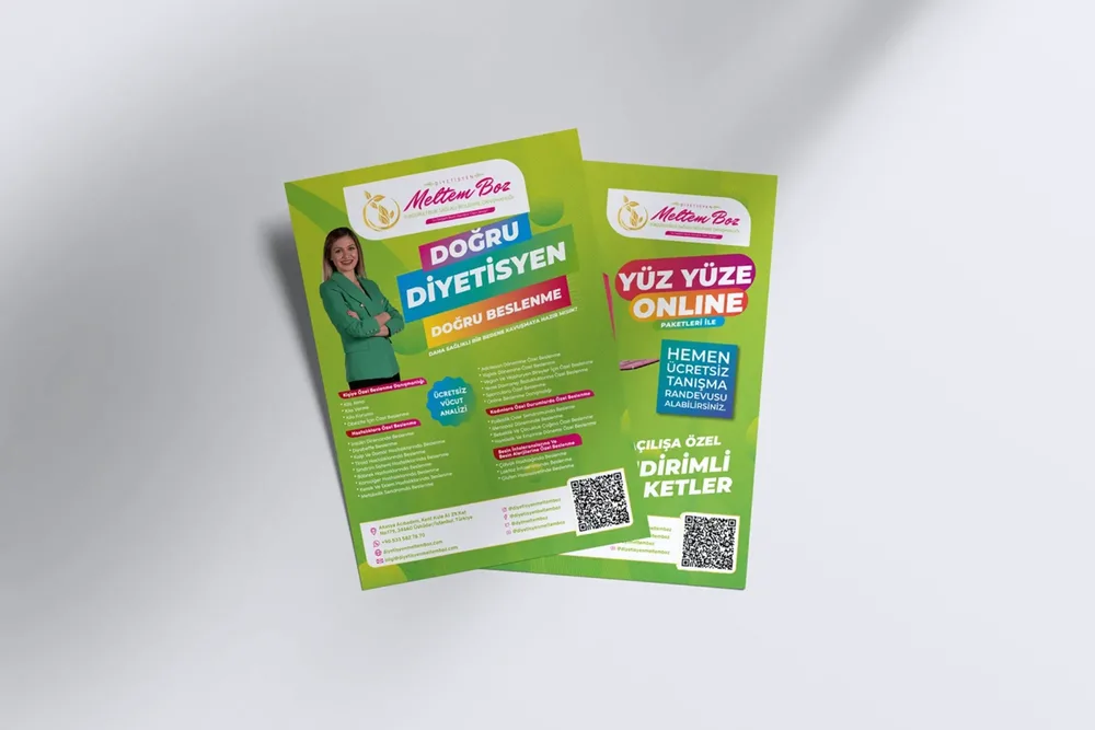 Brochure Design - Dietitian Meltem B. image 1