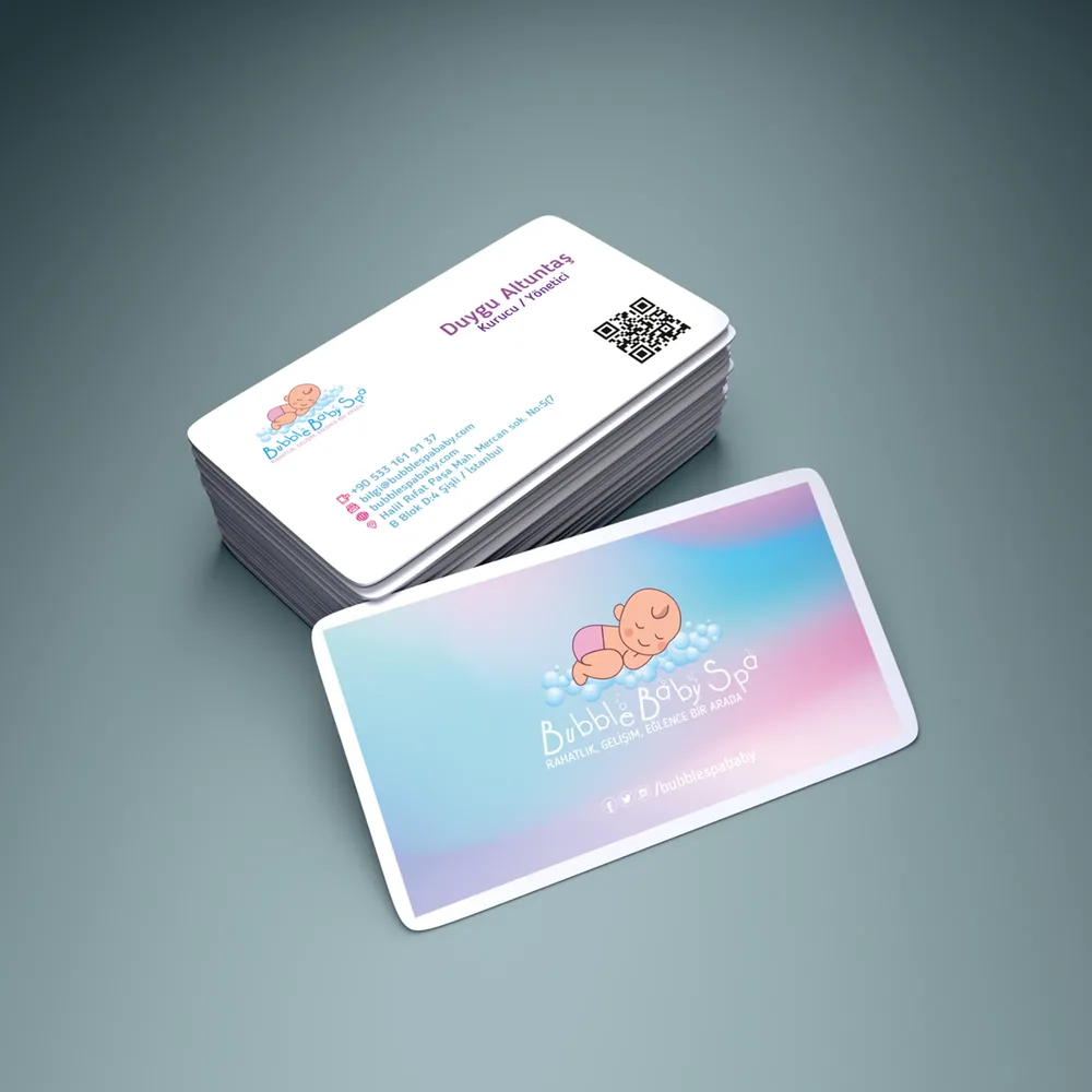 Bubble Baby Spa - Business Card Design