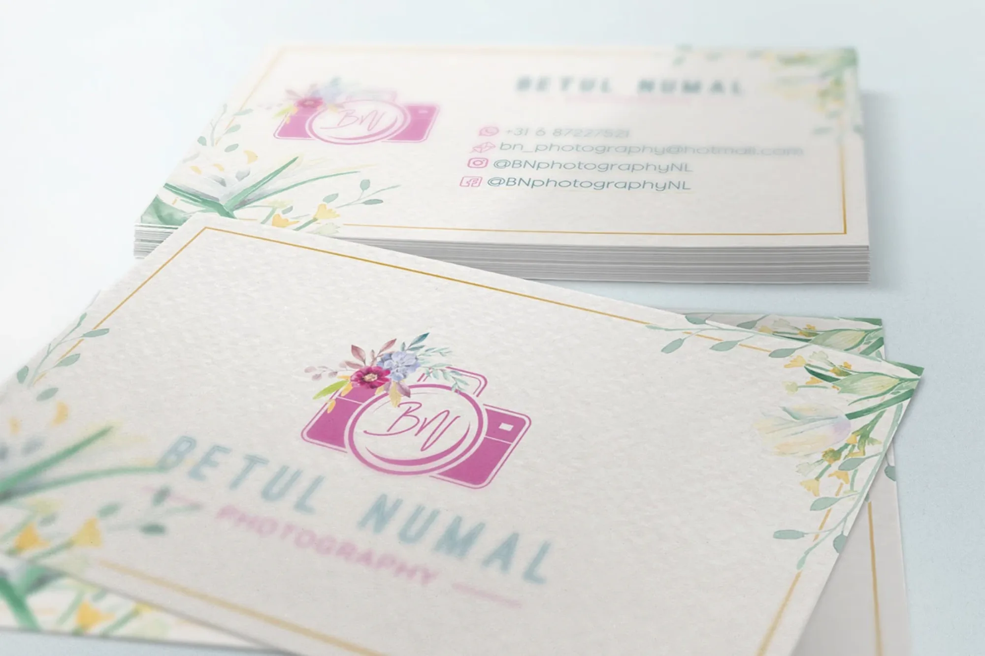 Business Card Design - Betul Numal görsel 2