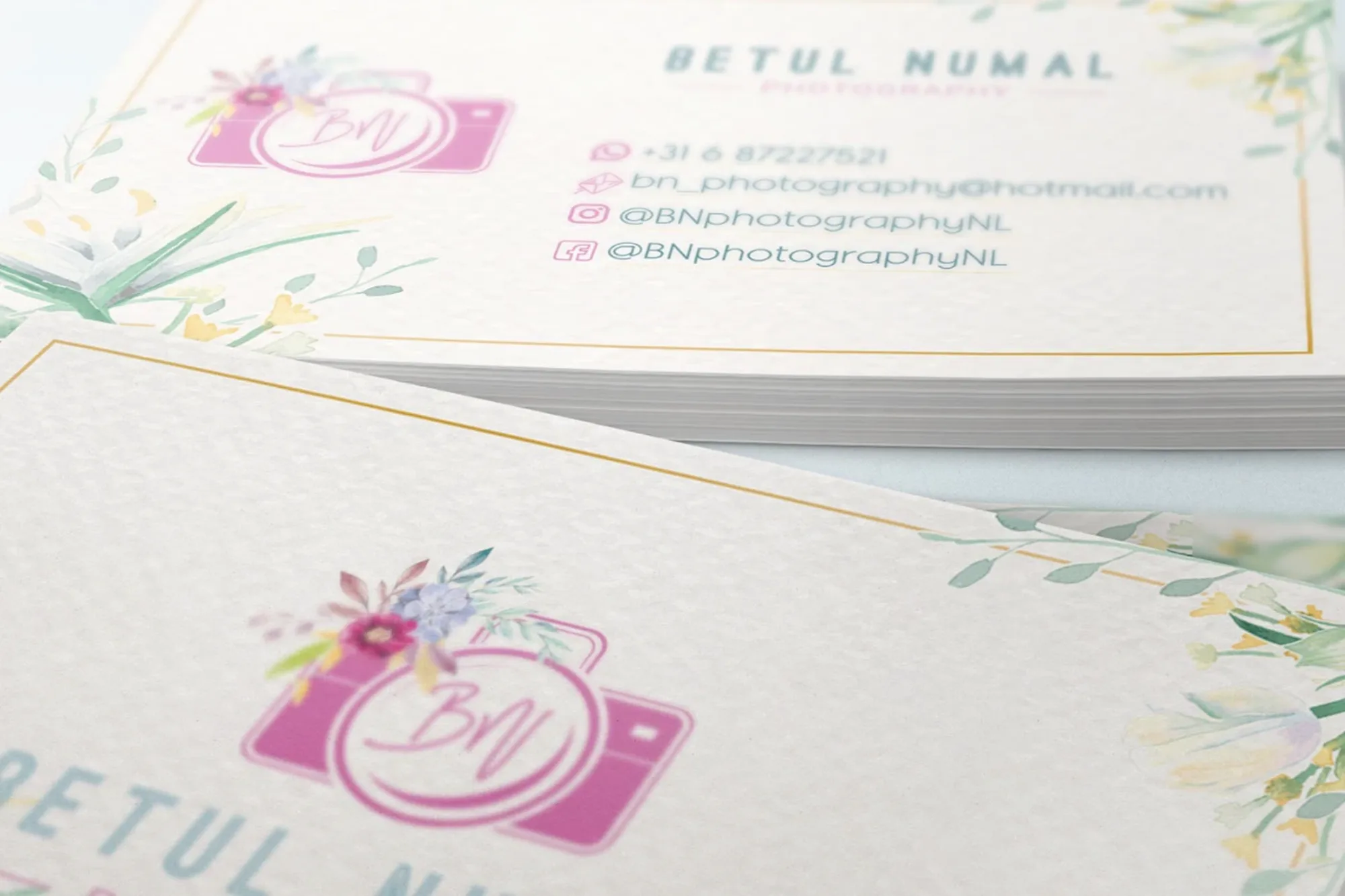 Business Card Design - Betul Numal görsel 3