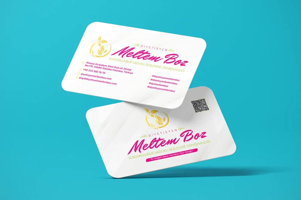 Business Card Design - Dietitian Meltem B. image 1