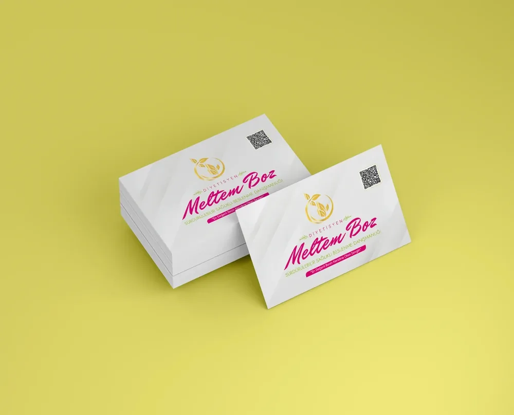 Business Card Design - Dietitian Meltem B. image 2