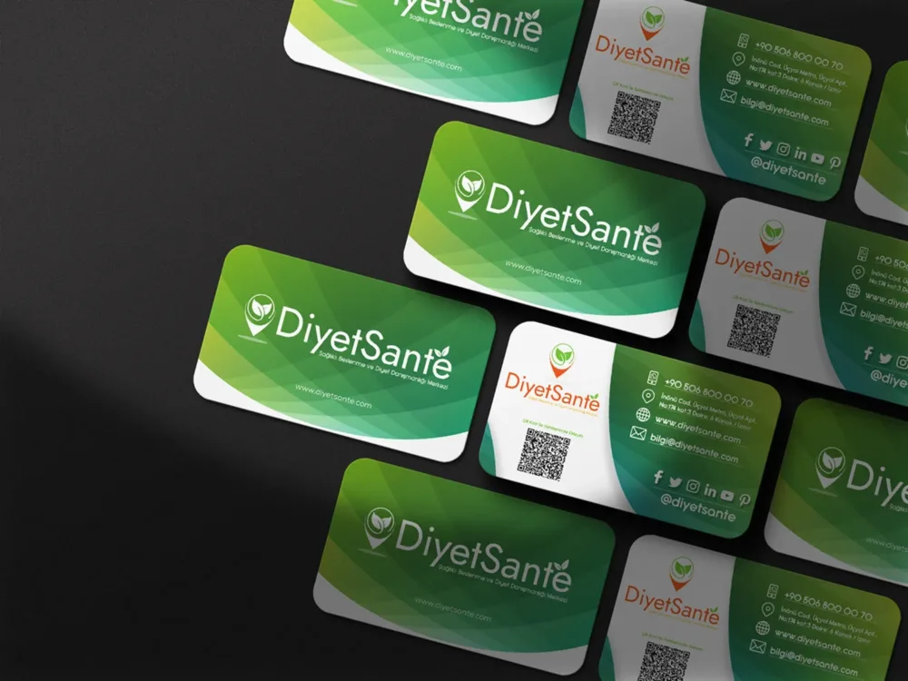 Business Card Design - Diyetsante Health Center image 1