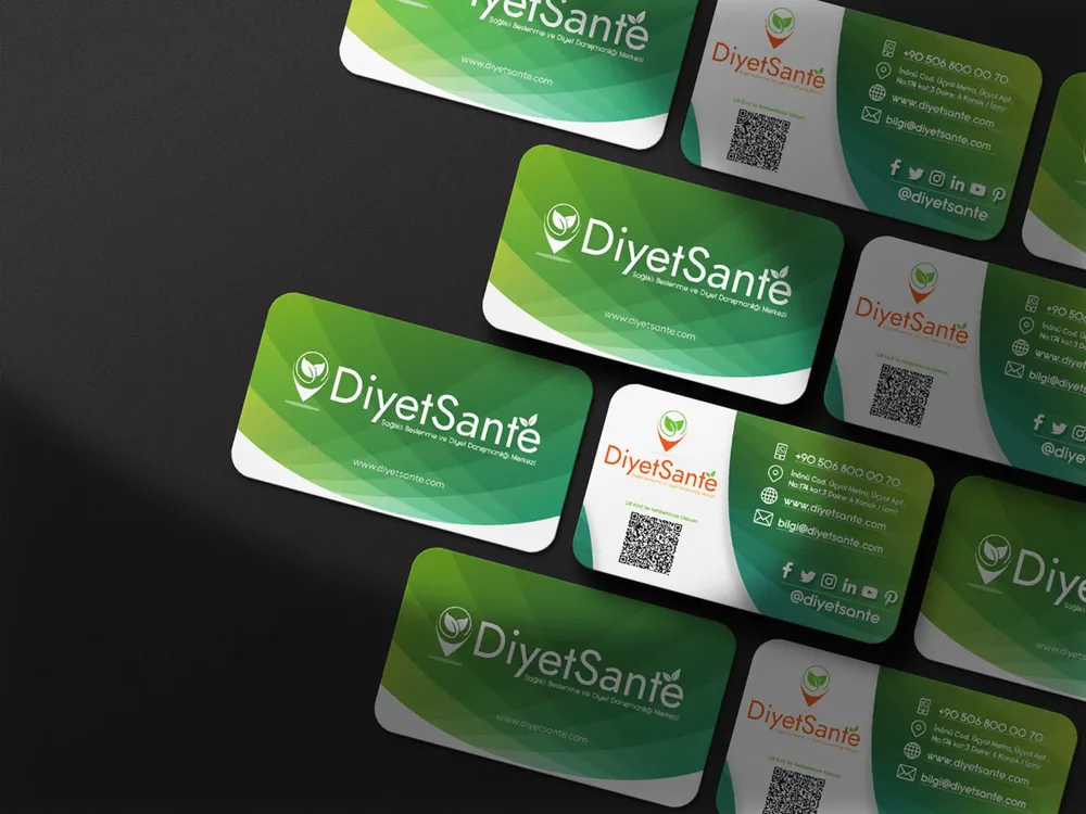 Business Card Design - Diyetsante Health Center