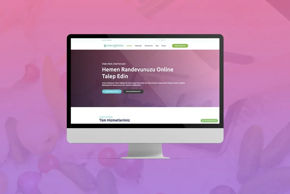 Dietitian Fatma Y. - Online Dietitian Website image 3