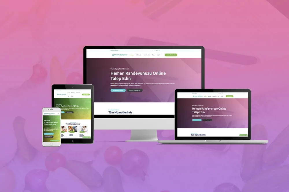 Dietitian Fatma Y. - Online Dietitian Website