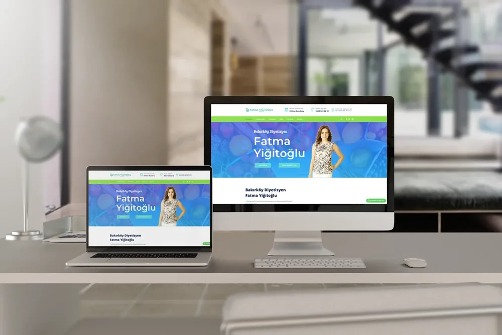 Dietitian Fatma Y. - Website Design image 2