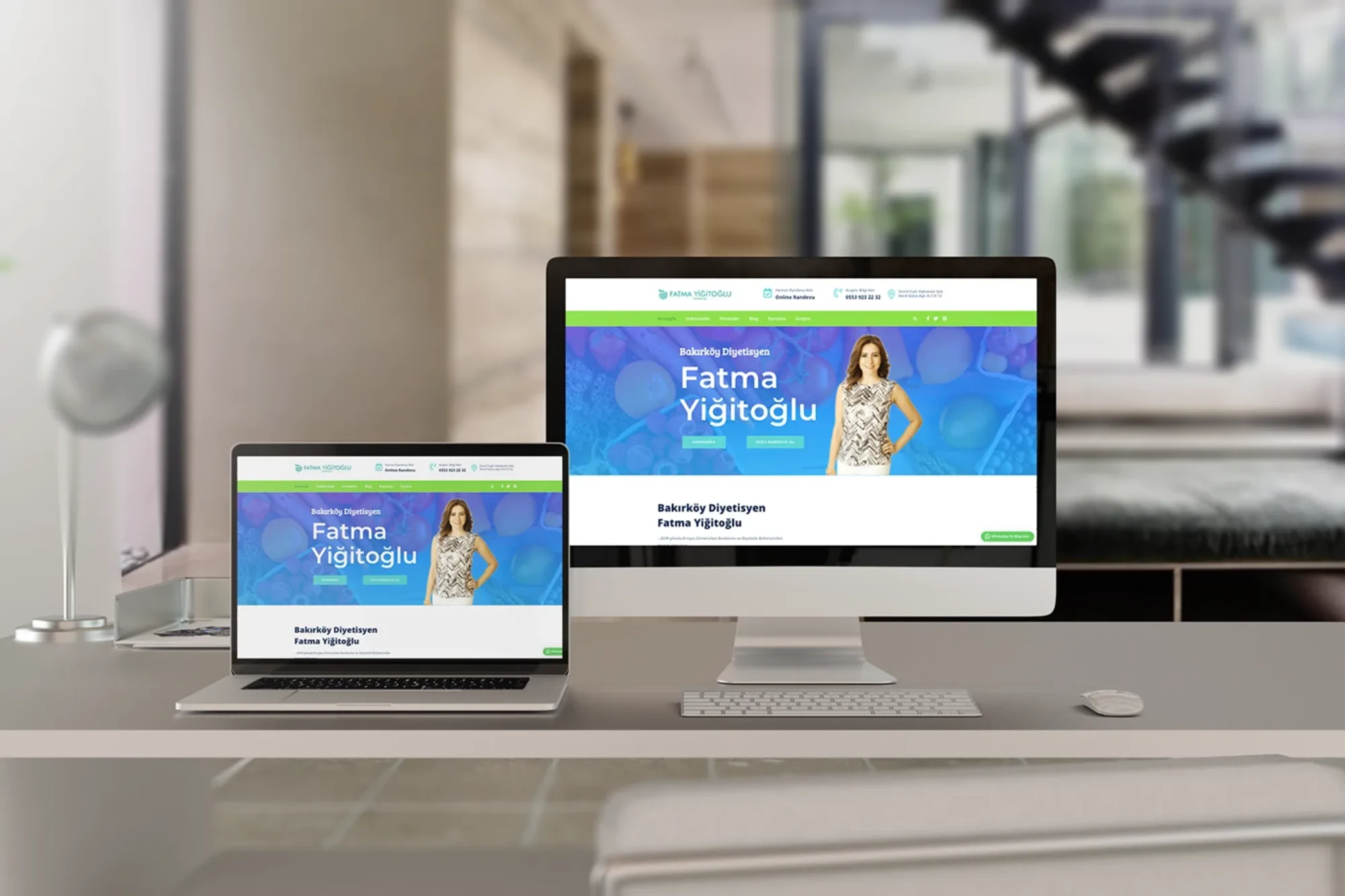Dietitian Fatma Y. - Website Design görsel 2