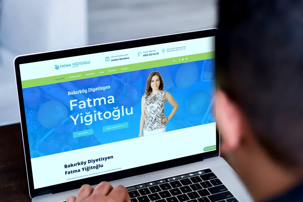 Dietitian Fatma Y. - Website Design image 4