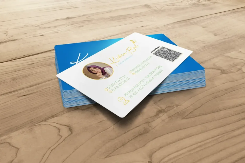 Dietitian Kübra B. - Business Card Design image 3