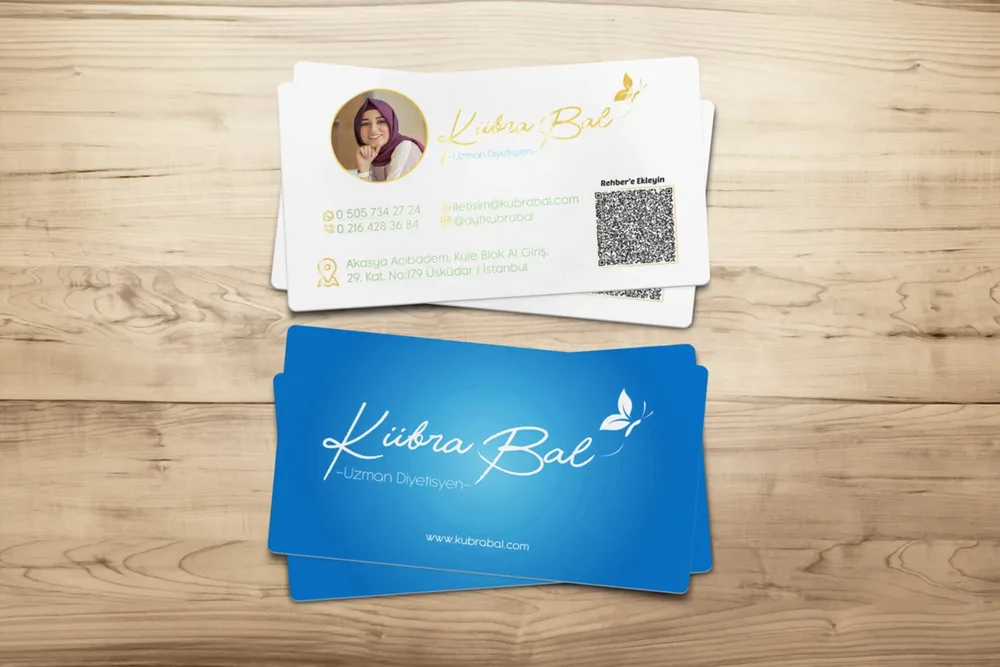 Dietitian Kübra B. - Business Card Design