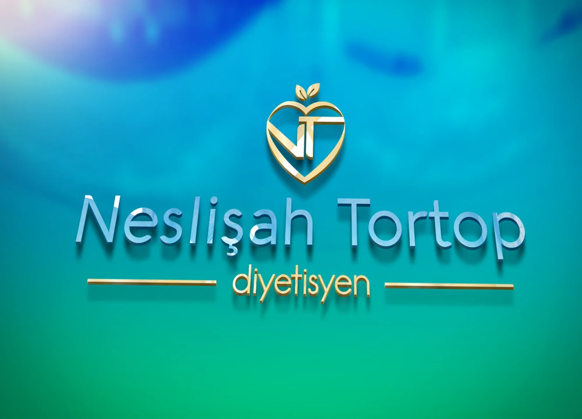 Dietitian Neslişah T. - Logo Design görsel 3