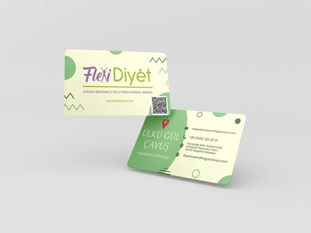 Dietitian Ülkü G. Çavuş - Business Card Design image 2