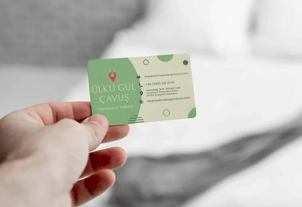 Dietitian Ülkü G. Çavuş - Business Card Design image 3