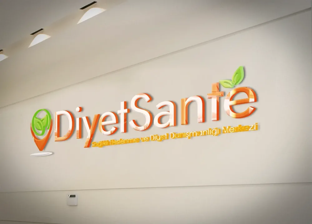 Diyet Sante - Dietitian Office Logo Design image 1