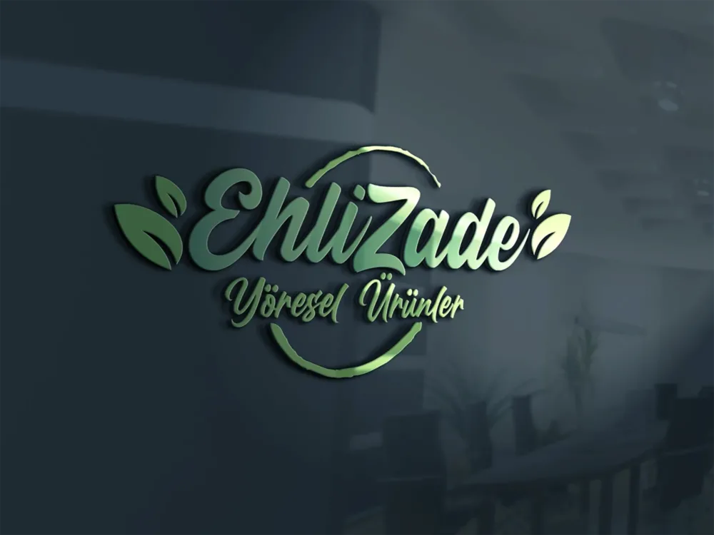 Ehlizade - Turkish Organic Products Brand - Logo Design görsel 2