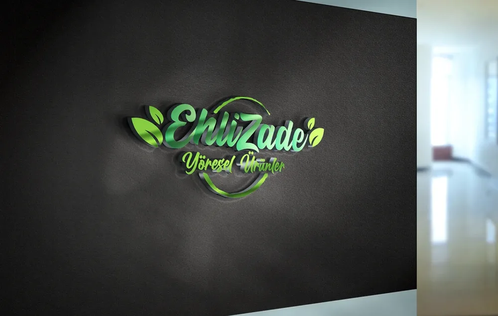 Ehlizade - Turkish Organic Products Brand - Logo Design görsel 4