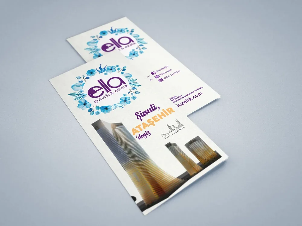 Ella Guzellik - Fold Brochure Design image 3