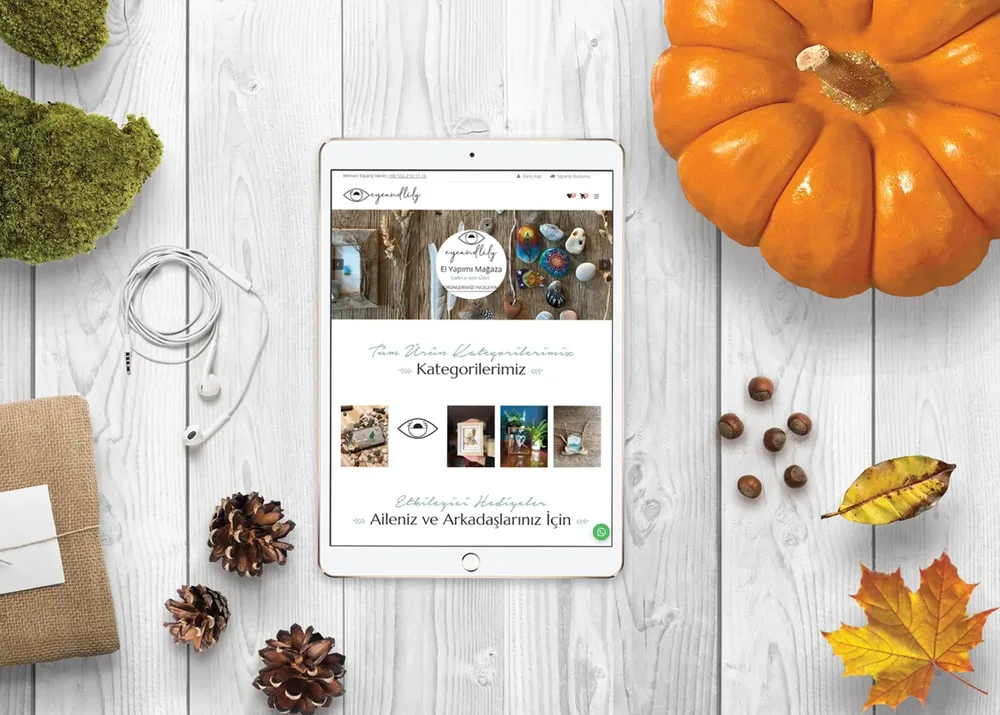 Eye & Lily - Handmade Online Store Web Site Design görsel 3