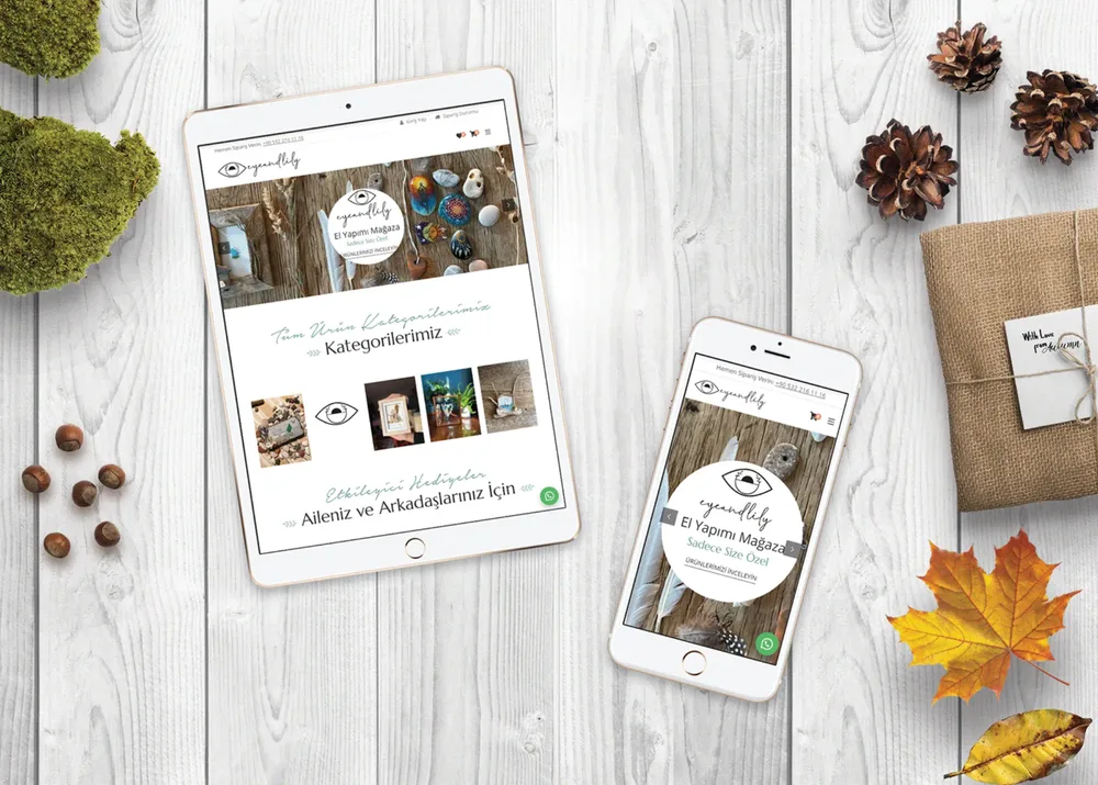 Eye & Lily - Handmade Online Store Web Site Design