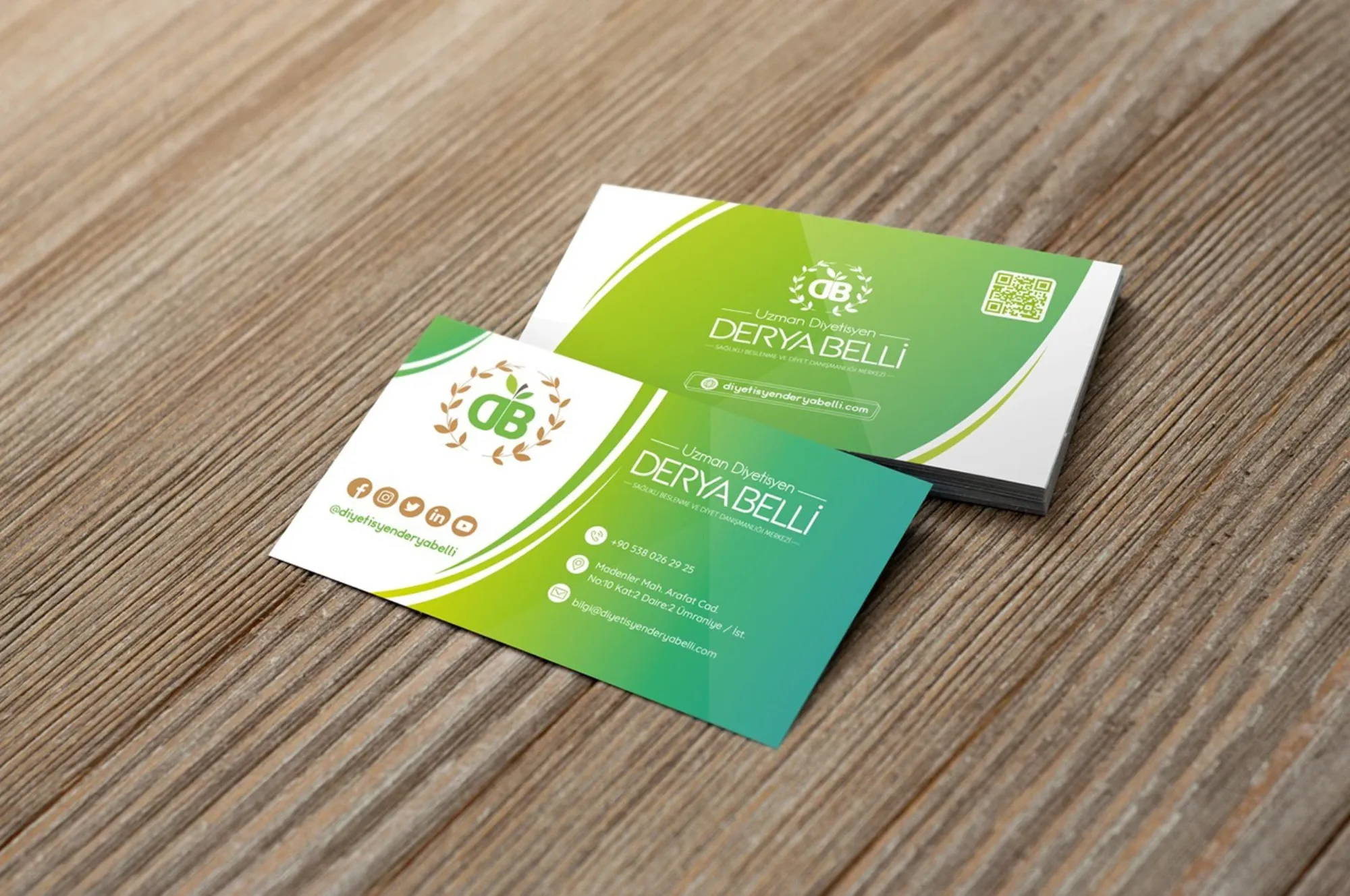Identity Design - Dietitian Derya B. görsel 4