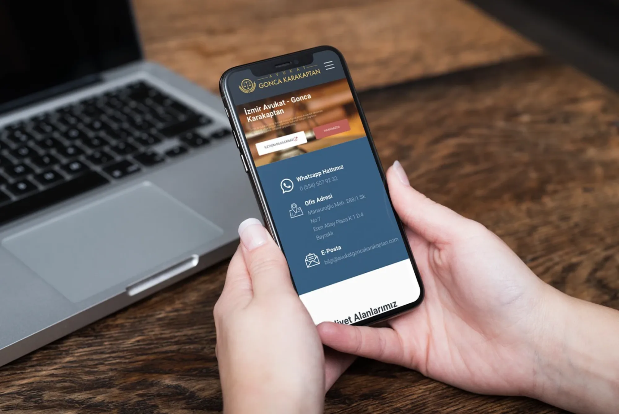 Lawyer Website: Avukat Gonca K. görsel 1